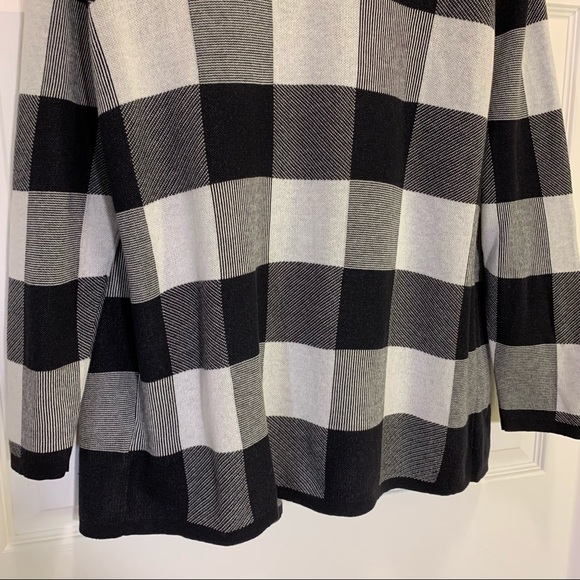 Lands End Open-Front Long Sweater Cardigan Size LP - Picture 6 of 7